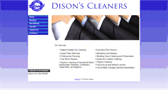 Desktop Screenshot of disonscleaners.com