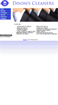 Mobile Screenshot of disonscleaners.com
